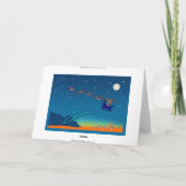 Feliz Navidad von Nanometer Feiertagskarte (Rückseite)