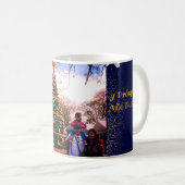 Feliz Navidad Watercolor Eukalyptus Spanisch Kaffeetasse (VorderseiteRechts)