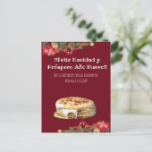 Feliz Navidad Weihnachten an el Comelón de Pupusas Postkarte (Stehend Vorderseite)