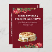 Feliz Navidad Weihnachten an el Comelón de Pupusas Postkarte (Vorne/Hinten)