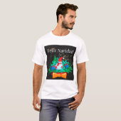 Feliz Navidad, Weihnachtsdekoration T-Shirt (Vorne ganz)