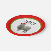 Feliz Navidad Weihnachtsfeier Teller (Schrägansicht)