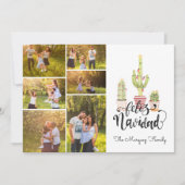 Feliz Navidad | Weihnachtsfoto Collage (Vorderseite)