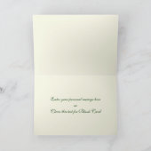 Feliz Navidad. Weihnachtskarte auf Spanisch Feiertagskarte (Innenseite)