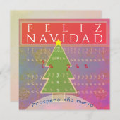 "Feliz Navidad" Weihnachtskarte Dankeskarte (Vorne/Hinten)