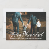 Feliz Navidad Weihnachtskarte Einladung (Vorderseite)