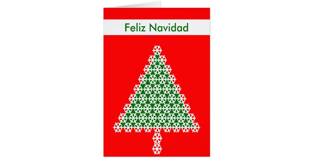 Feliz Navidad Weihnachtskarte Karte | Zazzle