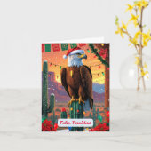 Feliz Navidad Weihnachtskarte Karte (Gelbe Blume)