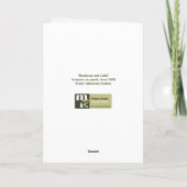 Feliz Navidad. Weihnachtskarten auf Spanisch Feiertagskarte (Rückseite)