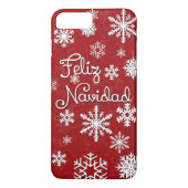 Feliz Navidad Weihnachtstelefonfälle Case-Mate iPhone Hülle (Rückseite)