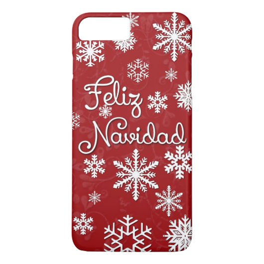 Feliz Navidad Weihnachtstelefonfälle Case-Mate iPhone Hülle (Rückseite)