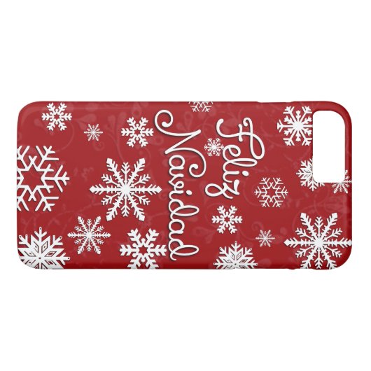 Feliz Navidad Weihnachtstelefonfälle Case-Mate iPhone Hülle (Rückseite (Horizontal))