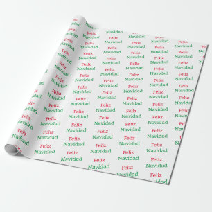 Feliz Navidad Wrapping Paper Geschenkpapier