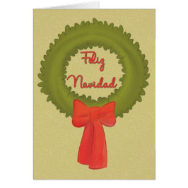 Feliz Navidad Wreath