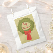 Feliz Navidad Wreath Geschenktütchen (Ausgeschnitten)