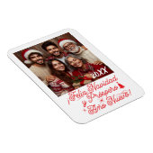 Feliz Navidad y Próspero Año Nuevo con Foto Magnet (Rechte Seite)