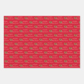 Feliz Navidad y Prospero Año Nuevo Geschenkpapier Set (Vorderseite)