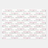 Feliz Navidad y Prospero Año Nuevo Geschenkpapier Set (Vorderseite)