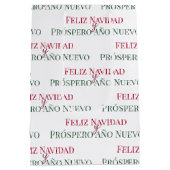 Feliz Navidad y Prospero Año Nuevo Mittlere Geschenktüte (Rückseite)