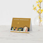 Feliz Navidad y próspero Año Nuevo, Spanisch Karte (Gelbe Blume)