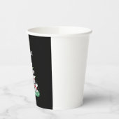 Feliz Navidog Christmas Dog T-Shirt, Funny Cute Xm Pappbecher (Links)