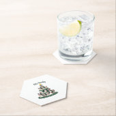 Feliz Navidog Christmas Dog T-Shirt, Funny Cute Xm Untersetzer (Vor Ort)