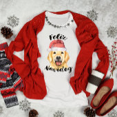 Feliz Navidog Christmas Golden Retriever T-Shirt