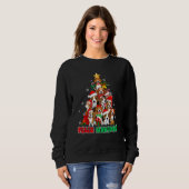 Feliz Navidog Feliz Navidad Christmas Beagle Dog Sweatshirt (Vorne ganz)