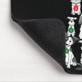 Feliz Navidog Funny Christmas Dog Cute Xmas Tree D Mousepad (Ecke)