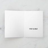 Feliz Navidog, lustiges spanisches Weihnachten Karte (Innenseite)