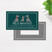 Feliz Navidog, Spanischer Weihnachtsfahrschein (Schreibtisch)