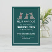 Feliz Navidog, Spanischer Weihnachtsladen Ankündigung (Stehend Vorderseite)