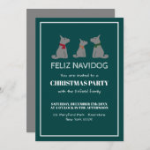 Feliz Navidog, Spanischer Weihnachtsladen Ankündigung (Vorne/Hinten)