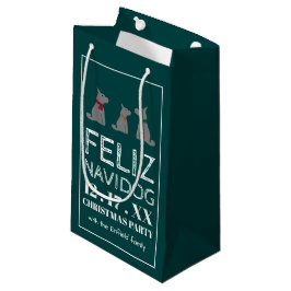 Feliz Navidog, spanischer Weihnachtsstil Kleine Geschenktüte