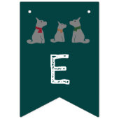 Feliz Navidog, Spanisches Weihnachtsfest-Party Wimpelkette (Dritte Fahne)