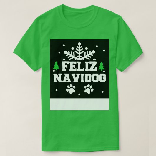 Feliz Navidog T-Shirt (Design vorne)
