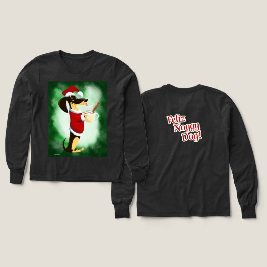 FELIZ NOGGY DOG by Jeff Willis Art (Design Vorder- & Rückseite)