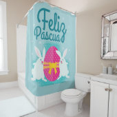 Feliz Pascua Duschvorhang (Beispiel)