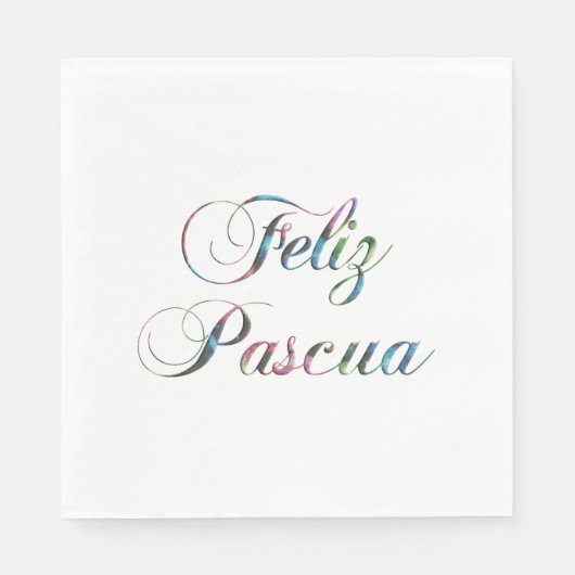 Feliz Pascua Napkins Serviette (Vorderseite)