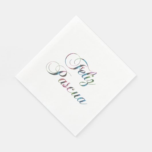 Feliz Pascua Napkins Serviette (Ecke)