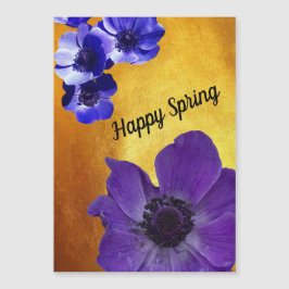 Feliz Primavera Magnetkarte