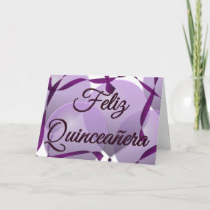 Feliz Quinceañera - glücklicher 15. Geburtstag Einladung