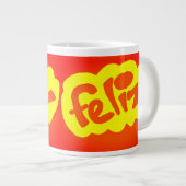 Feliz-Tasse Jumbo-Tasse (Vorderseite Rechts)