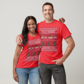 Feliznavidad Bonbons und Christbaumen T-Shirt (Unisex)
