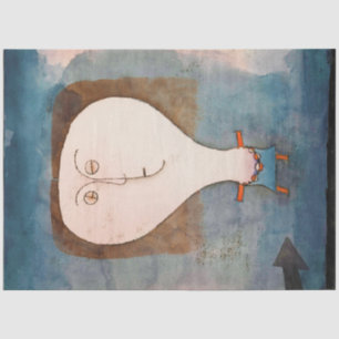 Fell eines Mädchens, Klee Seidenpapier