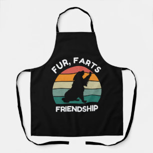 Fell, Fürze, Freundschaft - Lustiger Hunde Liebhab Schürze