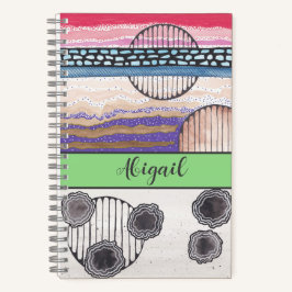 Fell Top Fantasy, Aquarellkunst, Ihr Name Notizblock