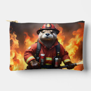 **"Fell und Flammen: Der Otter-Feuerwehrmann beim Zubehörtasche