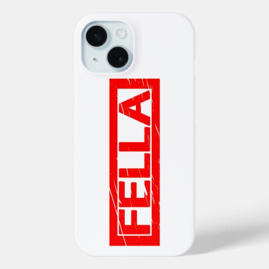 Fella Briefmarke Case-Mate iPhone Hülle (Rückseite)