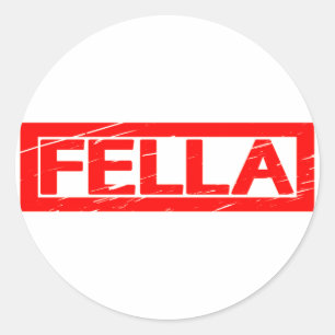 Fella Briefmarke Runder Aufkleber
